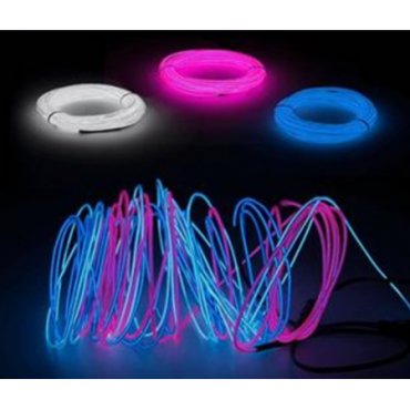 Set of Four: Neon EL Wires