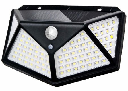 Set Of Two 114 LED Super Bright Solar Light
