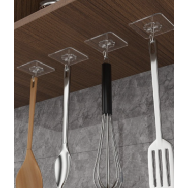 Pack of Eight: Acrylic Super Hooks