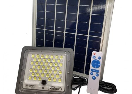 150W Solar Flood Light with Built-in Camera
