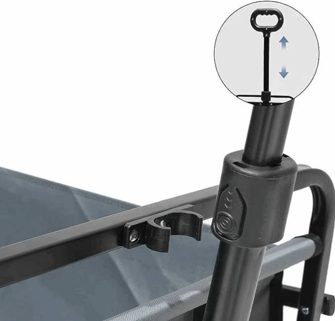 Foldable Utility Cart Multi-use Storage Trolley