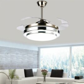 LED Ceiling Fan with Foldable Blades