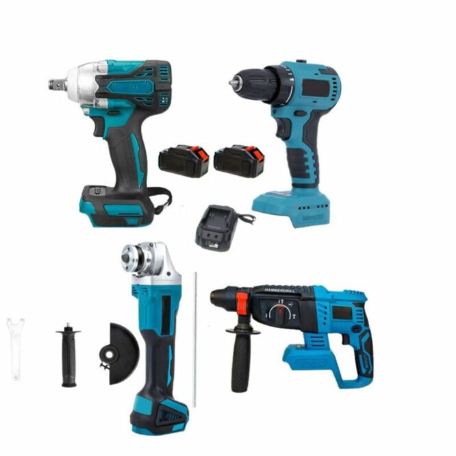 Multi-Function Power Tool Set - 4 in 1 Combo