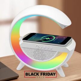 AuraGlow RGB Speaker & Wireless Charger